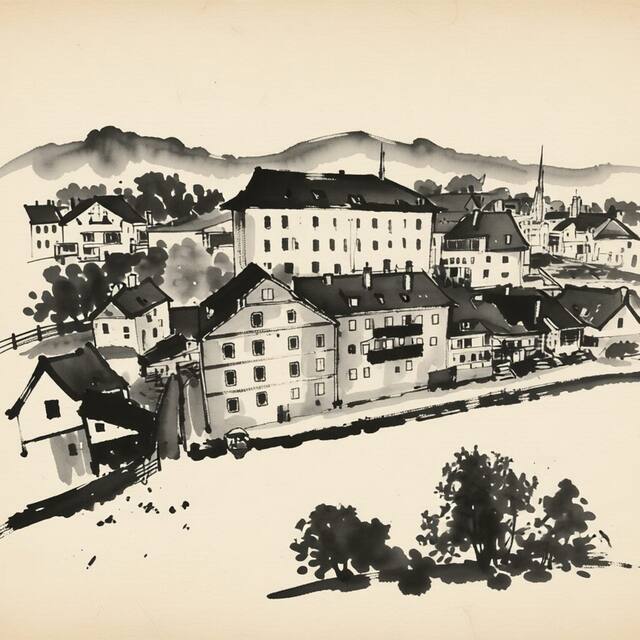 Ilustrační kresba: LH Hotel Mlýn