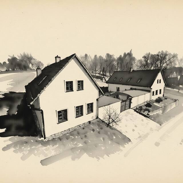 Ilustrační kresba: Penzion U Mišpule