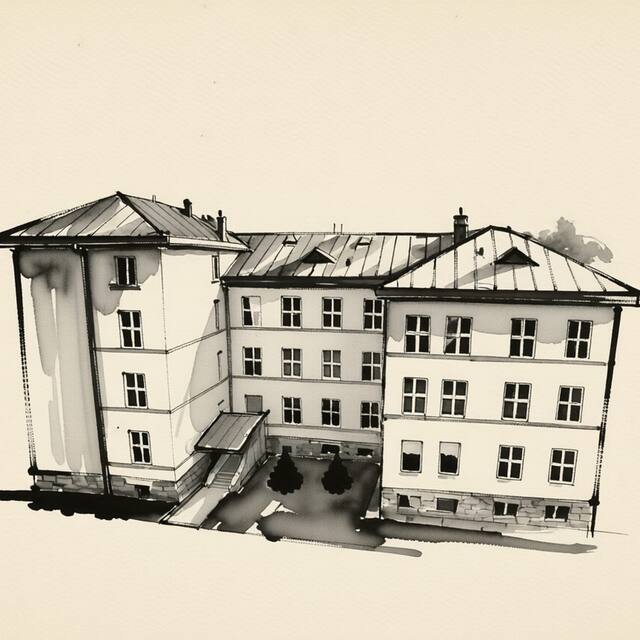 Ilustrační kresba: ORIONE Ubytování