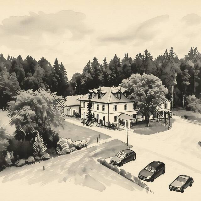Ilustrační kresba: Resort Johanka