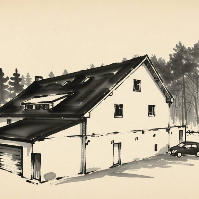 Ilustrační kresba: Penzion Šelenburk