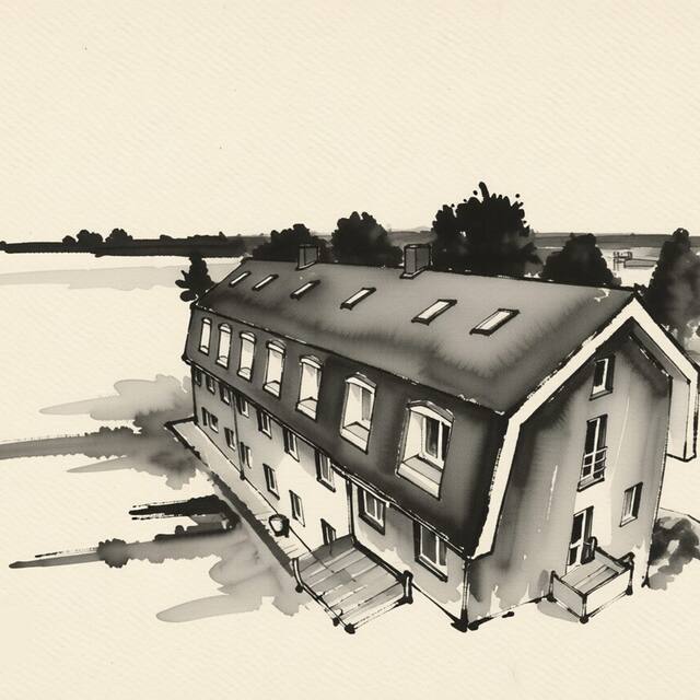Ilustrační kresba: Penzion U Tomáše