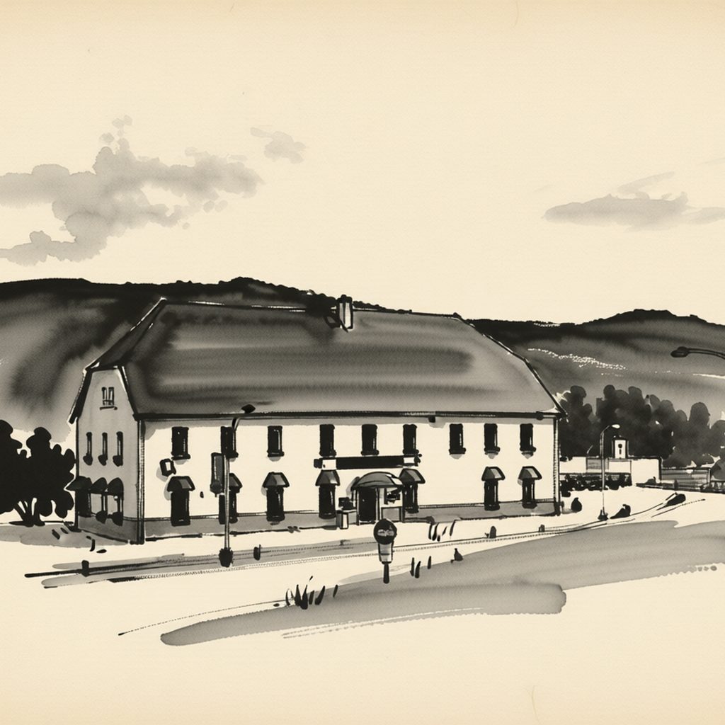 Ilustrační kresba: Penzion Na Bojišti