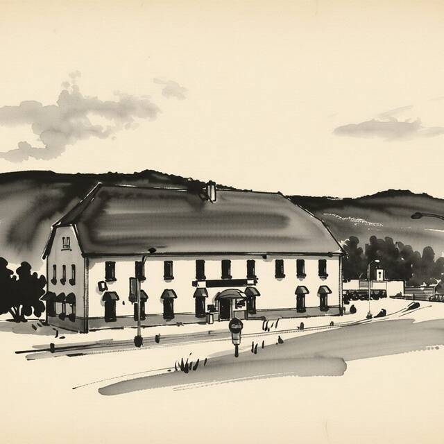 Ilustrační kresba: Penzion Na Bojišti