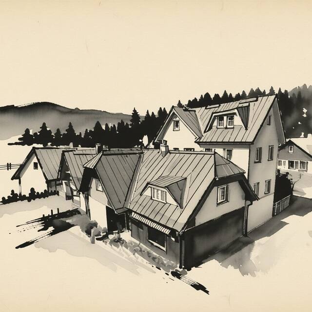 Ilustrační kresba: U Komárků