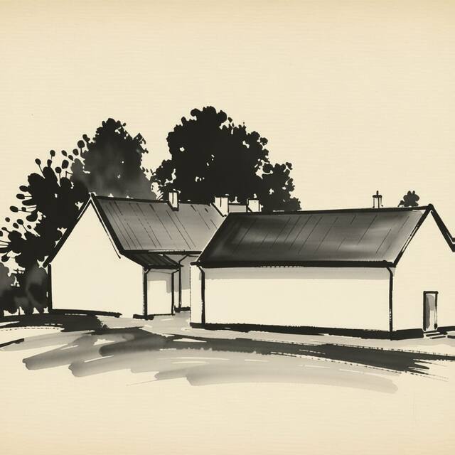 Ilustrační kresba: Hotel Marislav