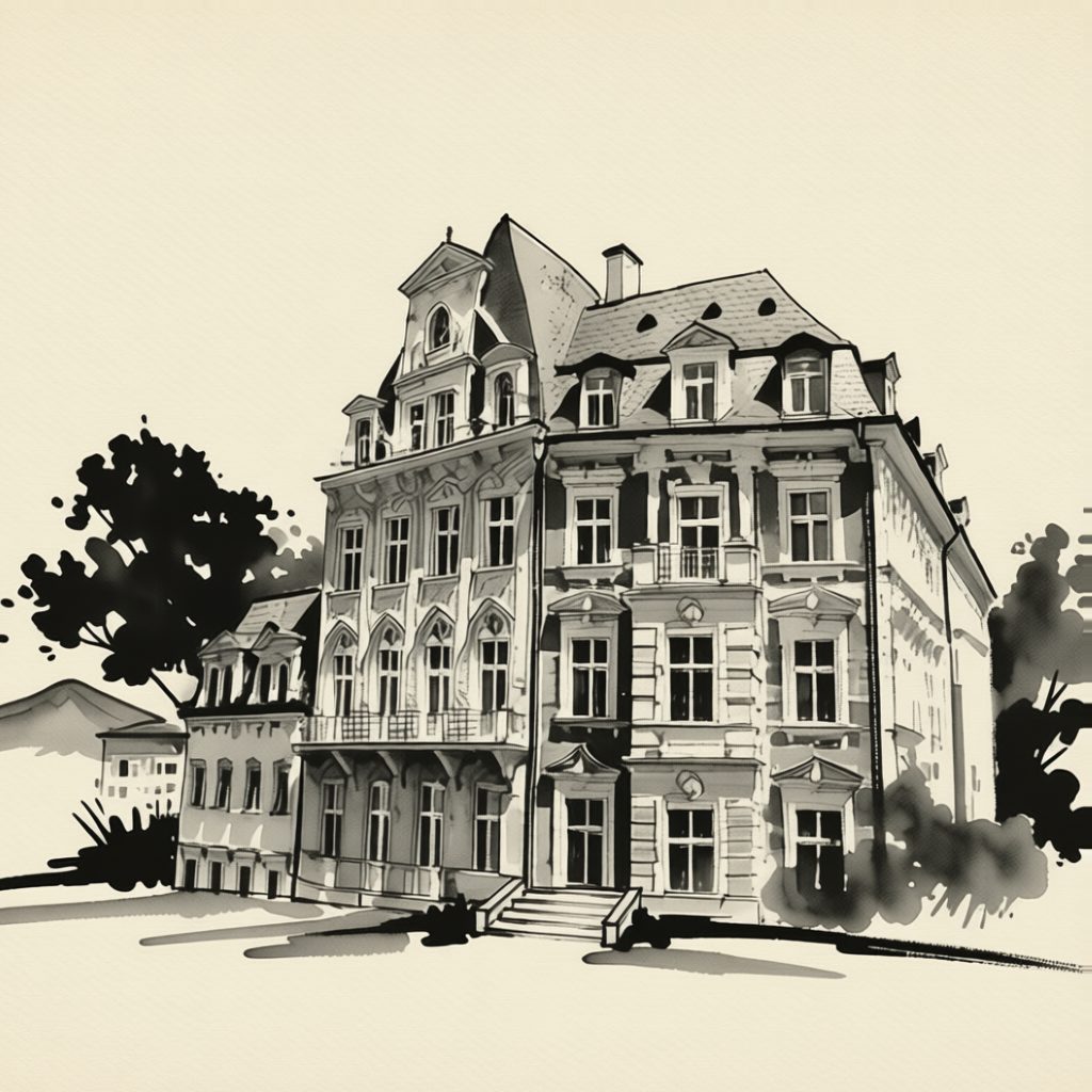 Ilustrační kresba: Hotel Alisa****