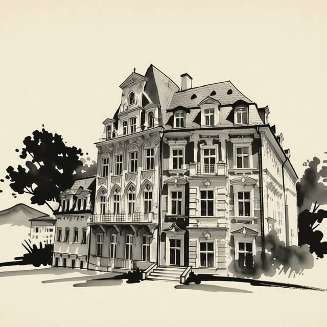 Ilustrační kresba: Hotel Alisa****