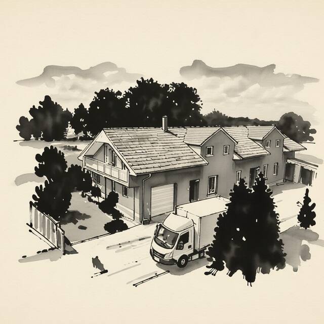 Ilustrační kresba: Penzion U Ďáblova kopyta