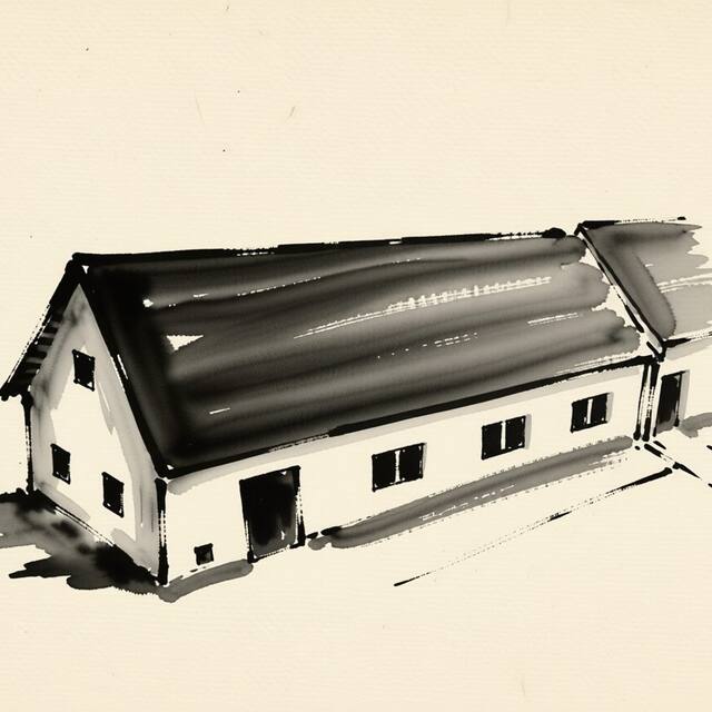 Ilustrační kresba: Penzion Hortenzie