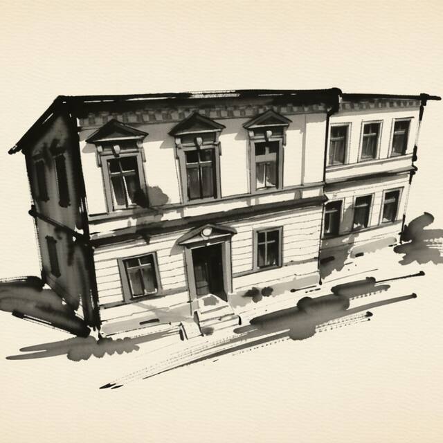 Ilustrační kresba: Hostel U Sv. Štěpána