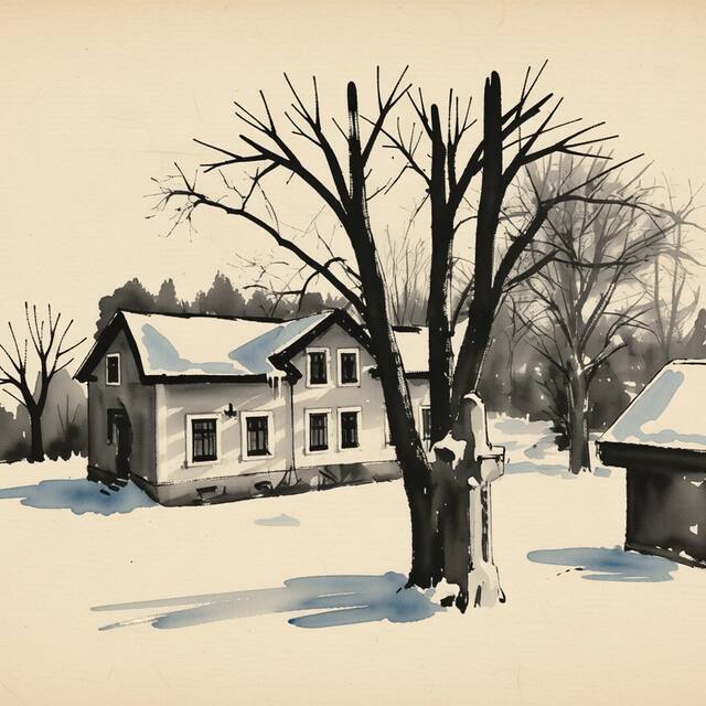 Ilustrační kresba: Hvězda Apartments