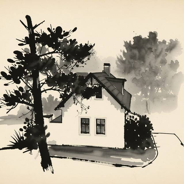 Ilustrační kresba: ČESKÝ STATEK - penzion