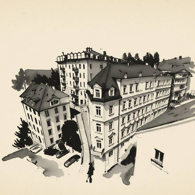 Ilustrační kresba: Spa Hotel Schlosspark