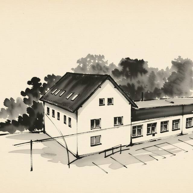Ilustrační kresba: Restaurace a penzion Vrtule