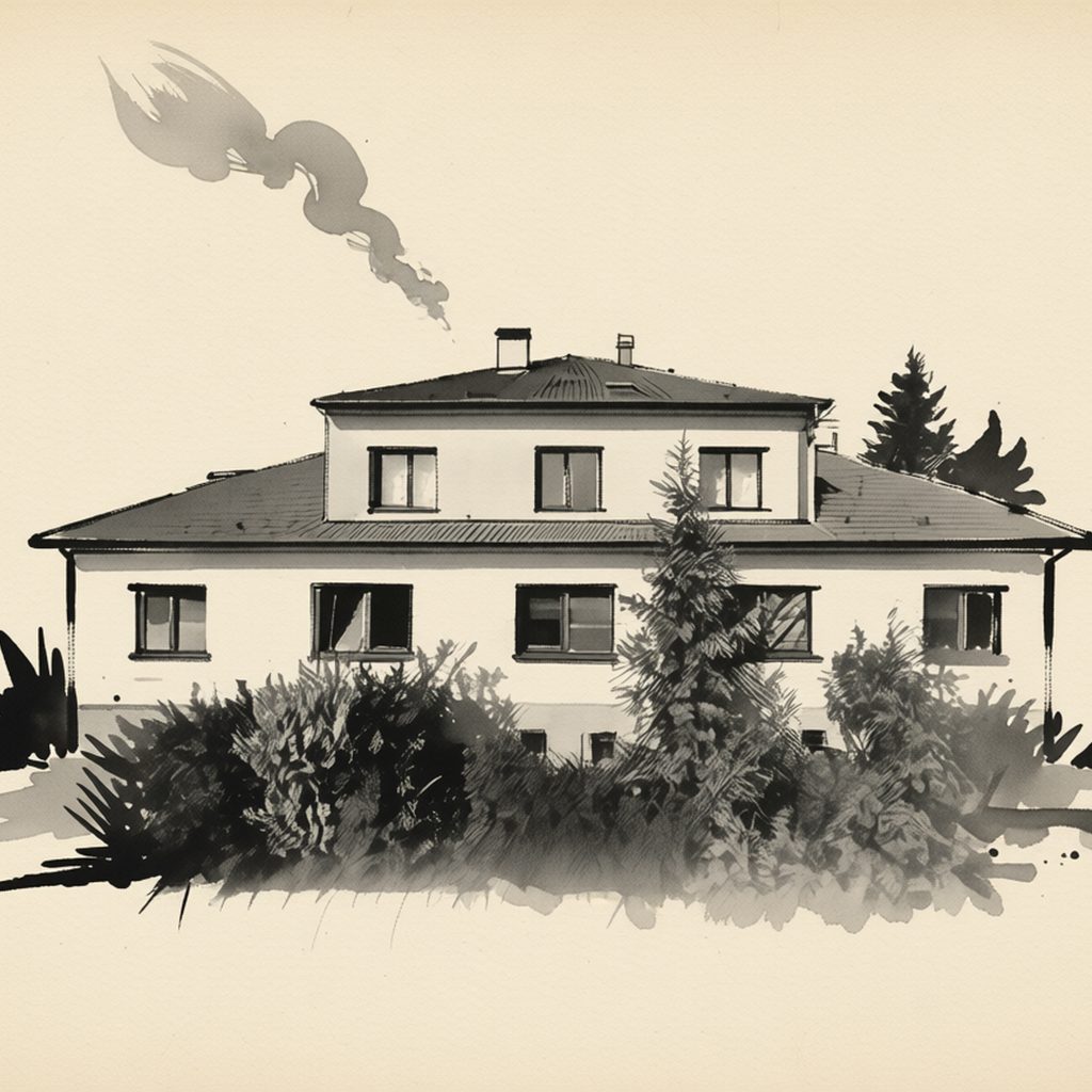 Ilustrační kresba: Výzkumná stanice vinohradnická