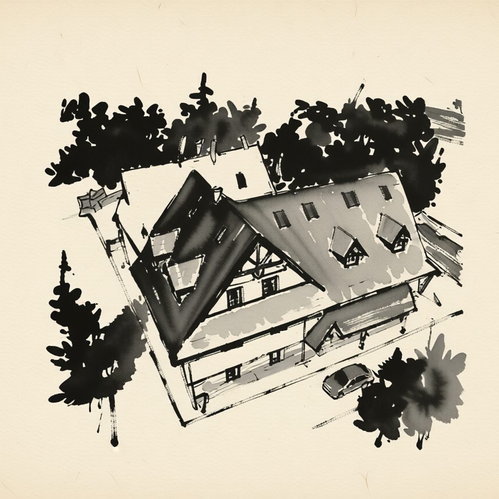 Ilustrační kresba: Houda Bouda - Penzion & Apartmány