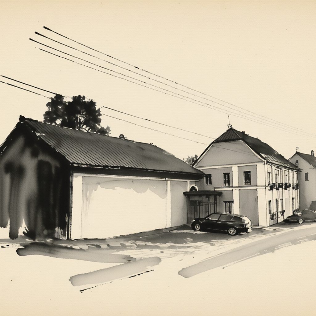 Ilustrační kresba: Penzion U Cempu