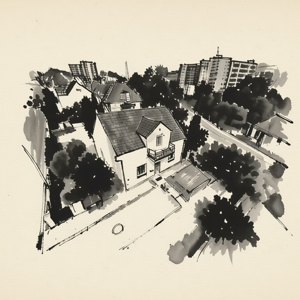 Ilustrační kresba: Penzion Sofi