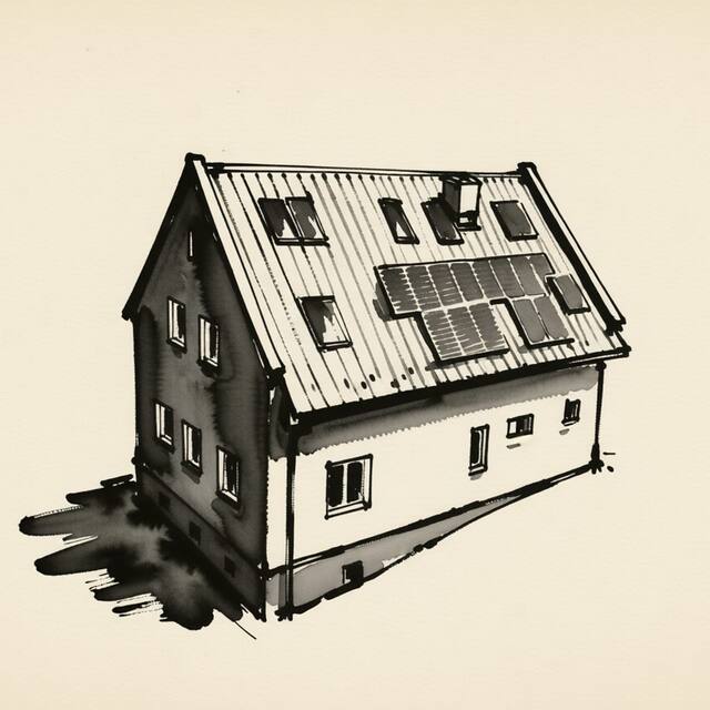 Ilustrační kresba: Apartmány IVA - Klínovec