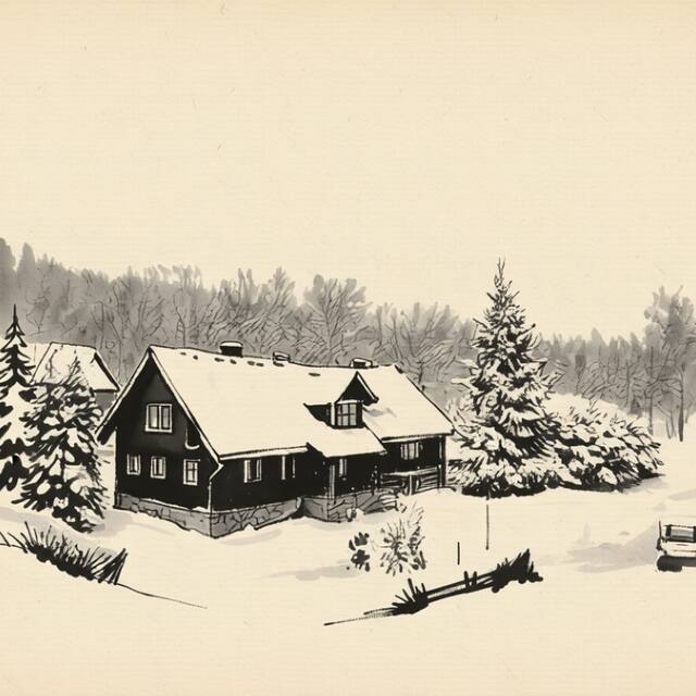 Ilustrační kresba: Penzion Pepovka