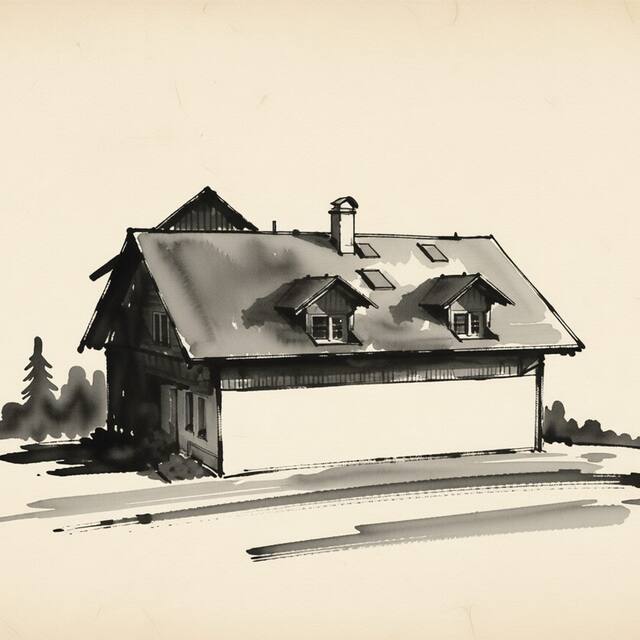 Ilustrační kresba: Pension Sima