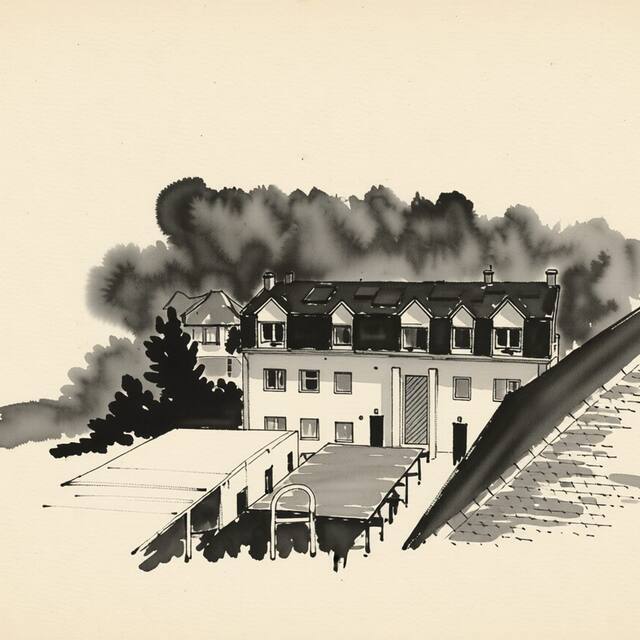 Ilustrační kresba: Pension Ehila