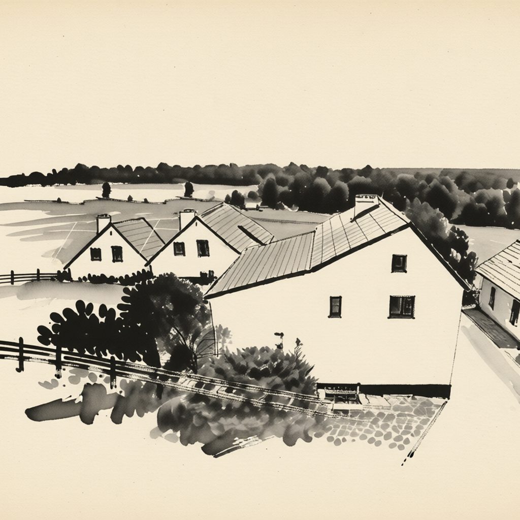 Ilustrační kresba: Penzion Šohaj