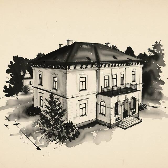 Ilustrační kresba: Hotel Pizzeria Istria