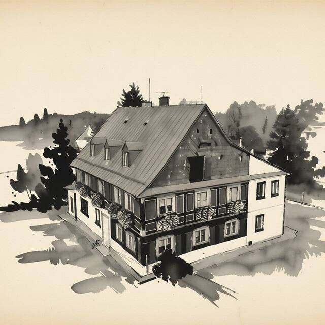 Ilustrační kresba: Kamélie