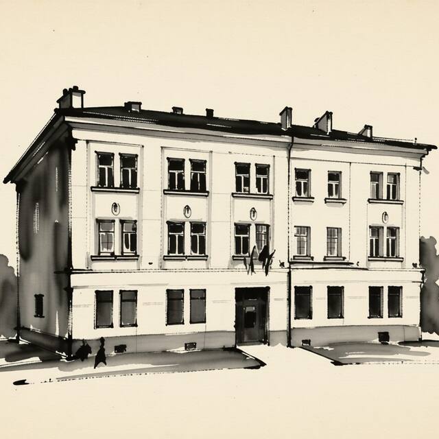 Ilustrační kresba: Apartments Opletalova