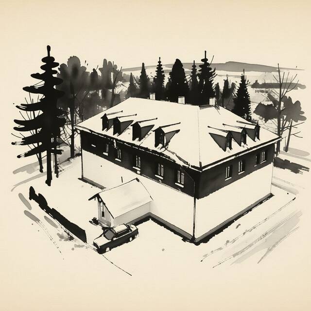 Ilustrační kresba: Hotel & Restaurant Adolfovský Dvůr