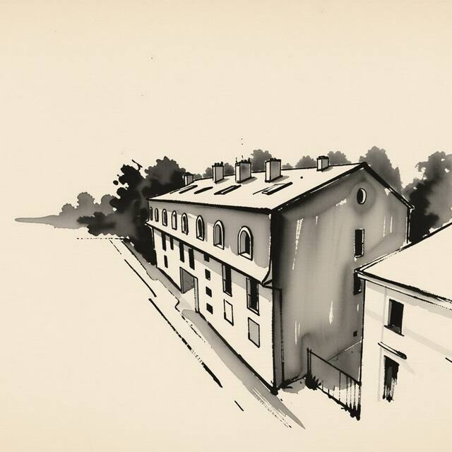 Ilustrační kresba: Vila Jinonice