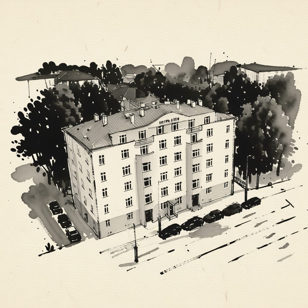 Ilustrační kresba: My Hotel Apollon