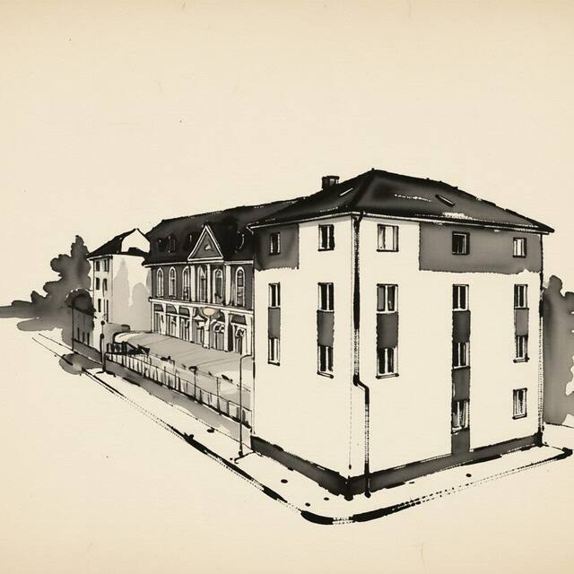 Ilustrační kresba: Hotel MILLENIUM