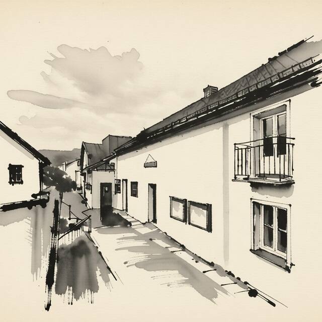 Ilustrační kresba: Penzion U Čutňáka