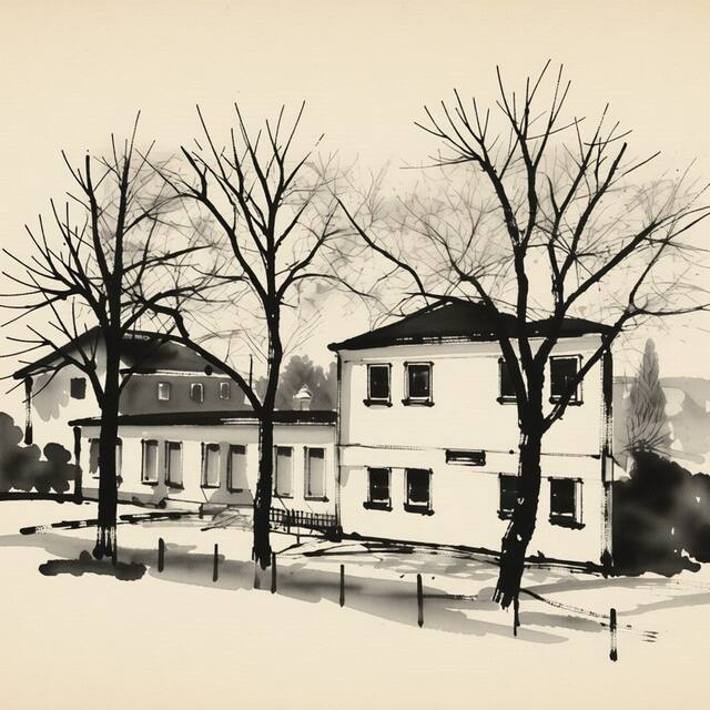 Ilustrační kresba: Apartment Karlovy Vary