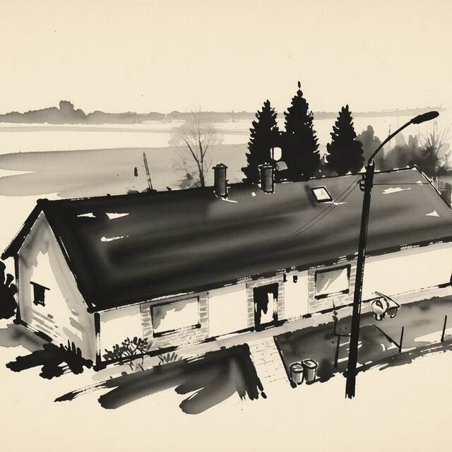 Ilustrační kresba: Penzion Urban