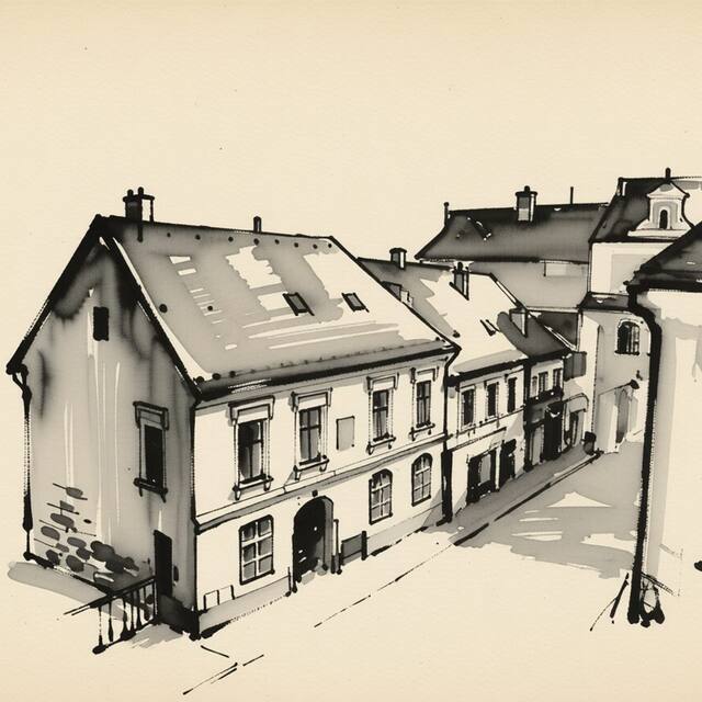 Ilustrační kresba: Apartmany 21