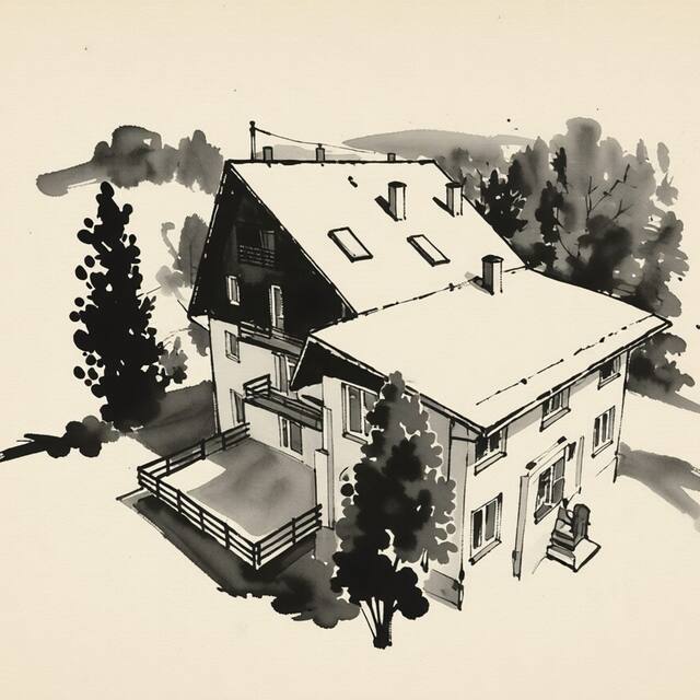Ilustrační kresba: Hotel Reoneo