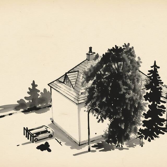 Ilustrační kresba: Hotel Best