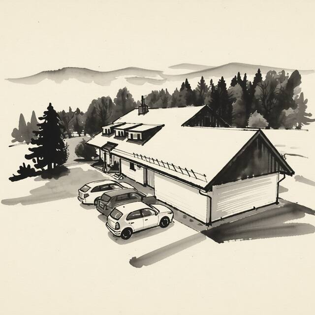 Ilustrační kresba: Pension Sport