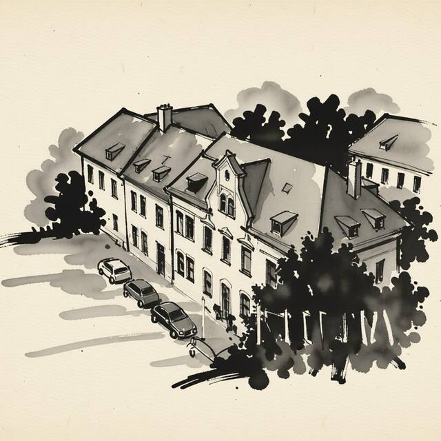 Ilustrační kresba: Pension Bohemia