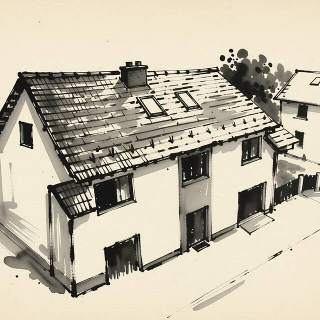 Ilustrační kresba: Apartmán Slavkov