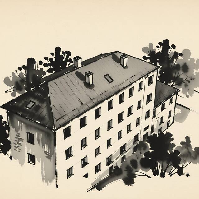 Ilustrační kresba: Penzion Bellis