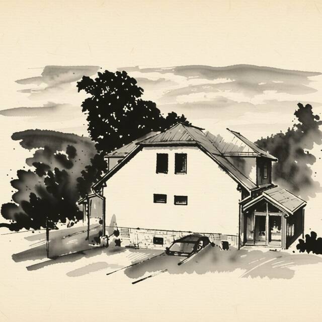 Ilustrační kresba: Ubytování U Turka