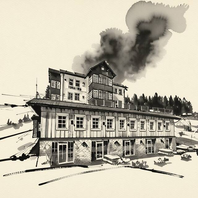 Ilustrační kresba: Snezka Residence