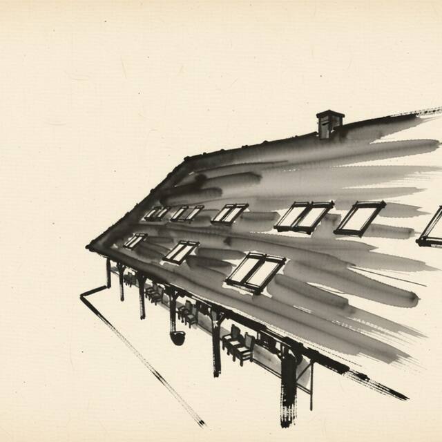 Ilustrační kresba: Penzion Vincent