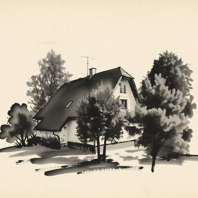 Ilustrační kresba: Chaloupka Rudná