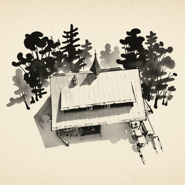 Ilustrační kresba: Turnerova chata